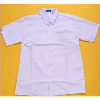 Liso blanco uniforme camisa de manga corta marca uniforme para la escuela primaria de trabajo de la escuela media