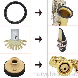 [MAPDE] Alto Saxofón Cañas Silencio Silenciador Anillo Conjunto Normal Nivel Bb Soprano Profesionales Principiantes Sax Accesorios