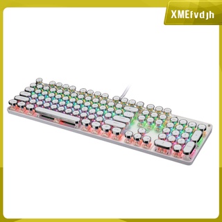 [xmefvdjh] teclado mecánico para juegos rgb