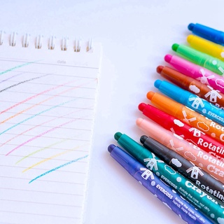heliumaoyi Crayola-Juego De Crayones Giratorios Para Niños (24 Unidades)