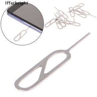 [Iffarbright] 10 Pcs Sim card tray removal eject pin key tool stainless steel tool .