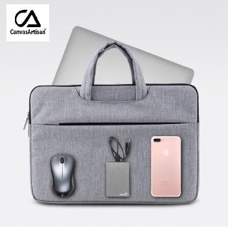 (Canvas ARTISAN) portátil, Macbook bag/Tote laptop bag/impermeable bolsa de viaje portátil