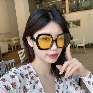 Gafas de sol poligonales de moda coreana gafas de sol de gran borde femenino en línea mismo estilo 2020 de tiro en la ca