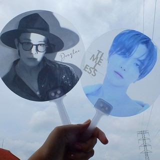 Super Junior Handfan transparente atemporal ventilador - Kpop Handfan (1)