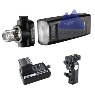 Godox AD200Pro Flash de bolsillo portátil inalámbrico TTL Flash con cabezal de Flash intercambiable (Speedlite/Bare B