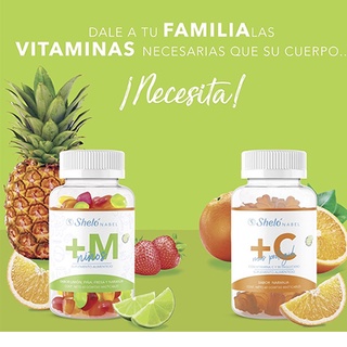 Gomitas Masticables para toda la familia Biotinia Colageno Acido Hialuronico Shelo Nabel