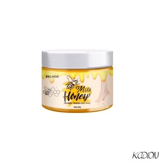 ▷ Honey Milk Foot Wax Feet Mask Moisturizing Hydrating Dead Off Whitening Skin Skin Care Anti-dry Nourishing Mask Exfoliating KADION