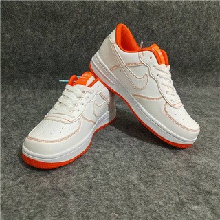 Nike Air Force 1 AF1 l blue and orange women's sneakers (4)