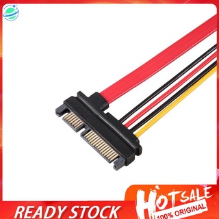 Z20】30CM Professional 15+7 Pin SATA HDD Extension Cable Data Power Male to Female