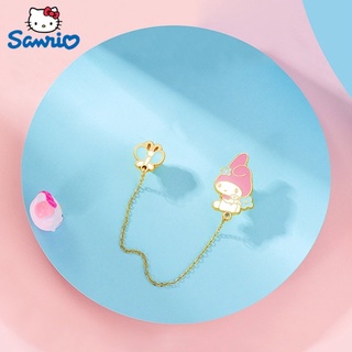 Sanrio My Melody - broche de cadena de aleación para niñas, diseño de dibujos animados (1)