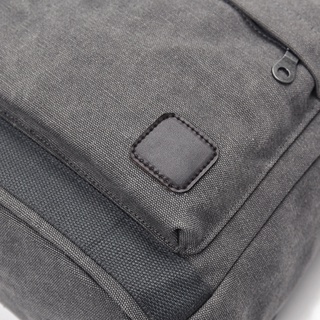 [laco] mochila de lona vintage bolso mochila mochila escolar bolsa de viaje bolsa de camping gris