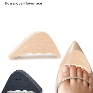 floweroverflowgrace 1 par de zapatos de tacón alto de la mitad del antepié inserto del dedo del pie del pie zapatos del dedo del pie relleno delantero antideslizante ffg