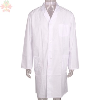 bata de laboratorio higiene industria alimentaria almacén de laboratorio médicos abrigo blanco (2)
