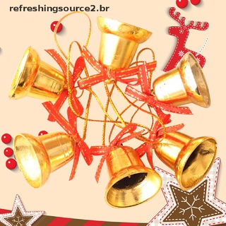 [ref2] 20 campanas de Jingle para colgar campanas de Metal, adorno de navidad, manualidades