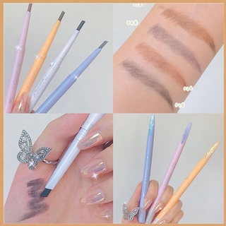 Trendy Beauty Ultra-fine Double-headed Eyebrow Pencil Waterproof And Sweat-proof Long-lasting Makeup Eyebrow Pencil