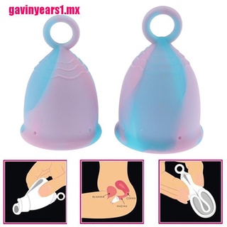 [gvmx]Menstrual Cups Ring Feminine Hygiene Period Silicone Cup Soft Reusable Moon Cup