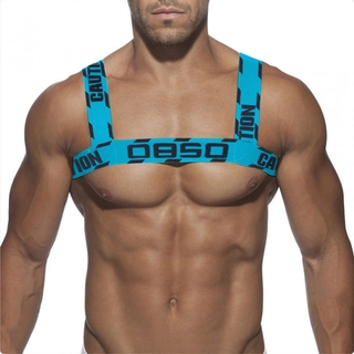 0850 Brand Sexy Man Nylon Fashion Tank Party Harness Shoulder Straps Body Chest Halter Club Men Clothing BS8101