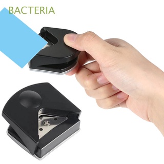 BACTERIA Lightweigh Corner Rounder Portable Trimmer Cutter Corner Punch Office Accessories Mini Small Cutting Tool For Card Photo Rounder Paper Punch Corner Cutter
