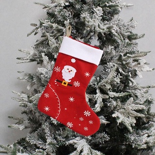 calcetines de regalo de navidad no tejido para decoración de navidad/alce de ancianos/navidad a3s4
