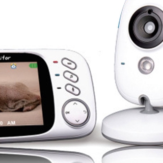 Monitor de bebé Digital inalámbrico de 3,2 pulgadas pantalla LCD de dos vías Audio vídeo bebé Monitor noche lindo bebé cámara (1)