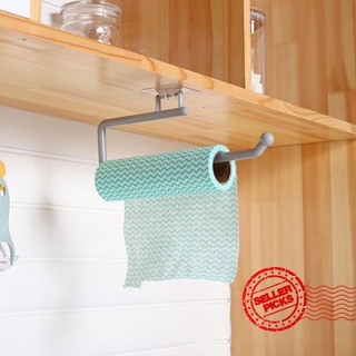 S/L Household Bathroom Towel Rack Kitchen Cling Film Organizer Roll Holder Rack Free K8F5 (1)