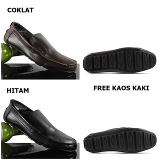 Hombre SLOP zapatos MOCASIN WALKERS FIERO negro marrón