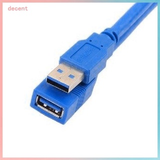 Cable de extensión USB 3.0 para computadora 0.5m USB AM-AF azul