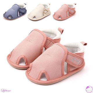 Walkers verano bebé niños transpirable antideslizante zapatos Baotou sandalias niño suave Soled primeros pasos