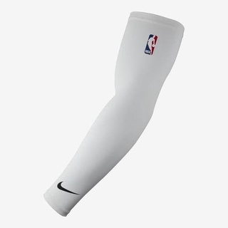 Algifaruu - manga de brazo liso liso Nike NBA baloncesto manga negro y blanco (1)