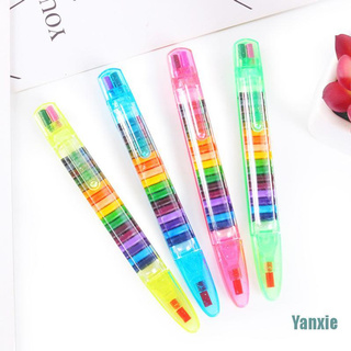 [Yanxie] creativo 20 colores Crayon estudiante dibujo Color lápiz escritura papelería