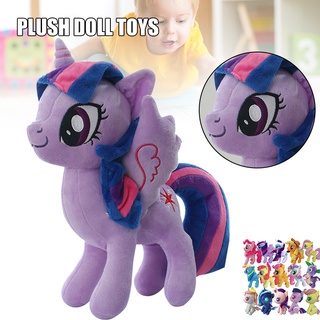 《My Little Pony: Friendship is Magic》Plush Toy Anime Stuffed Doll Soft Throw Pillow Decorations Children Kids Birthday P (1)