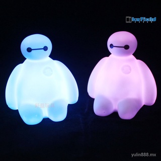 🔥Stock listo🔥virginia Cartoon Baymax LED luz de noche cambio de Color lámpara niños niños dormitorio regalo de navidad