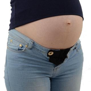 1PC maternidad embarazo cintura cinturón ajustable elástico cintura extensor ropa pantalones para embarazadas (4)