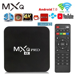 Mxq Pro 4k 2.4g Wifi Android 9.0 Quad Core Smart Tv Box reproductor multimedia 1g+8g Wifi Android 9.0 Quad Core Smart Tv Box