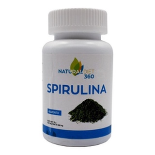 Alga Spirulina Natural Diet 360. 150 Tabletas De 500mg