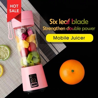[último] 6 cuchillas licuadora botella exprimidor smoothie maker mini exprimidor portátil de frutas licuadora