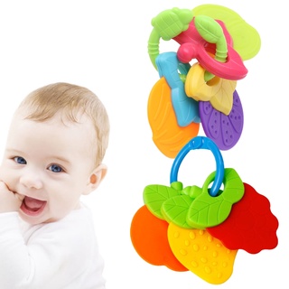 augetyi8bo baby mordedor en forma de fruta silicona seguro dentición masticar juguetes bebés chupete regalos (4)