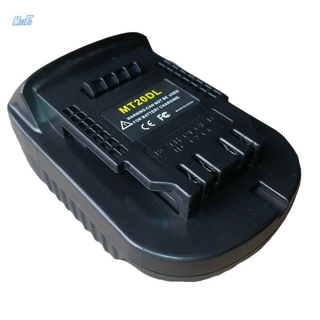 Mt20Dl adaptador de batería para Makita 18V Bl1830 Bl1860 Bl1815 Li-Ion batería para Dewalt 18V 20V Dcb200 Li-Ion batería