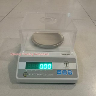 Balanzas electrónicas digitales de 600 g x 0.01g/laboratorio de cocina/peso dorado