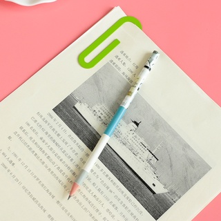 Qqmall creativo Clips de papel lindo marcadores de oficina suministros escolares portátil Clip de papel grande Kawaii Metal papelería Clip marcador (9)