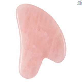 piedra de cuarzo rosa natural guasha cara cara cara guapa tablero masajeador