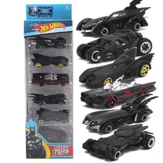 Hot Wheels 6pc Cars Set DC Comics Batman Batmobile Die-Cast Cars Toys Kids Adult Gifts