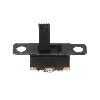 mingke1 interruptor duradero diy interruptores de alimentación componente eléctrico pequeño 20pcs 3 pin spdt negro miniatura slide palanca/multicolor (9)