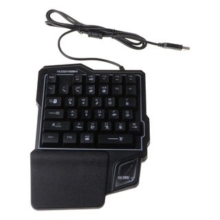 asa k103 teclado de juegos con una mano mecánica sensación teclado para pubg juego móvil pc ordenador portátil (1)