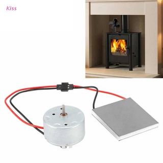 Kiss chimenea ventilador generador hoja Motor para estufa quemador chimenea ventilador accesorios