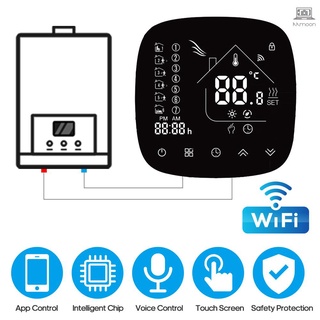 Semanal programable pantalla LCD pantalla táctil calentador eléctrico termostato controlador de temperatura ambiente 16A