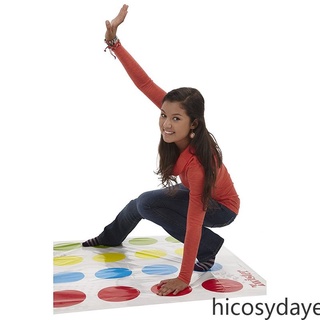 Divertido Twister juego clásico artesanía cuerpo Twist juego familia fiesta juego interactivo hicosydaye