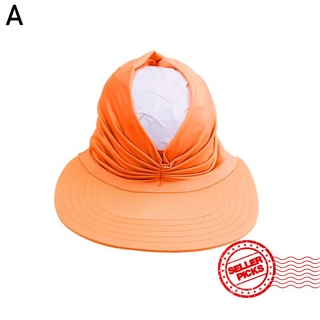 Sombrero de verano de las mujeres visera de sol sombrero Anti-ultravioleta hueco elástico T0I9