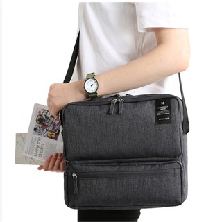 Coreano bolsa de viaje/bolso de cabestrillo/bolso organizador de viaje - gris