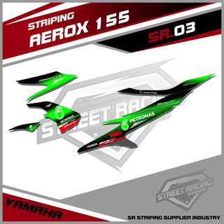 Aerox 155 - pegatina de rayas para Aerox 155 motocicleta Sr 03 (8)